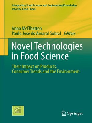 cover image of Novel Technologies in Food Science